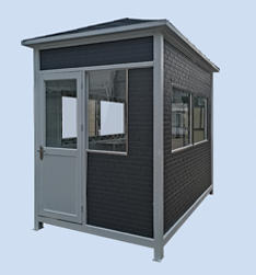 雕花板艺术岗亭